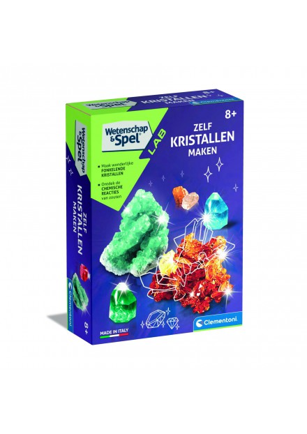 Clementoni kristallen maken educatief