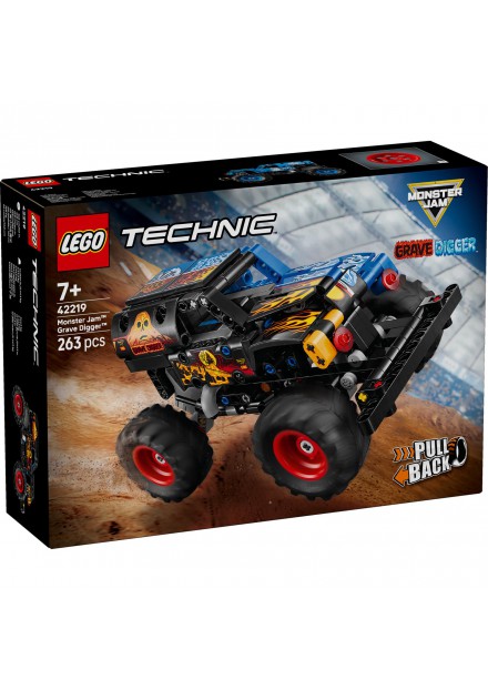 LEGO Technic 42219 Monster Jam Grave Digger Vuur En Ijs