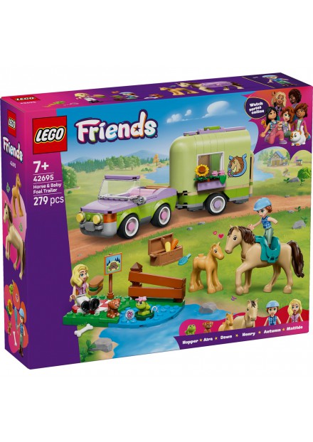 LEGO Lego Friends 42695 Trailer En Paard En Veulen