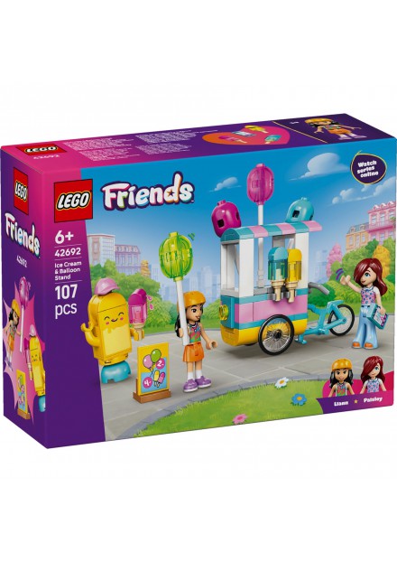 LEGO 42692 Friends Ijsjes En Ballonnenkraam