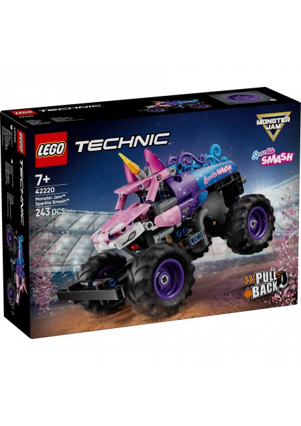 LEGO Technic 42220 Monster Jam Sparkle Smash PullBack