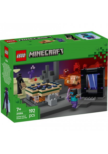 LEGO 21584 MinecraftReis Naar De Nether En Het EndPortaal