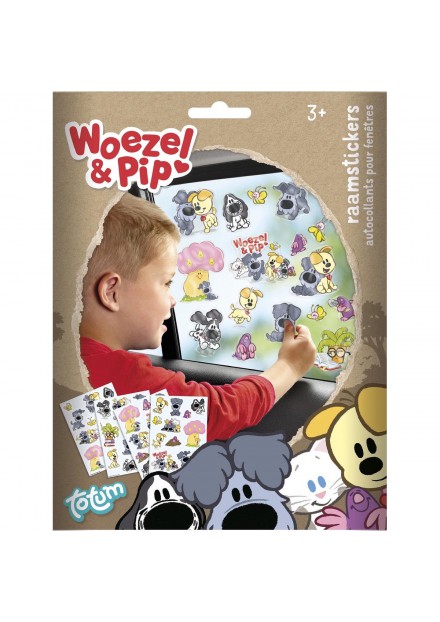 Woezel en Pip raamstickers