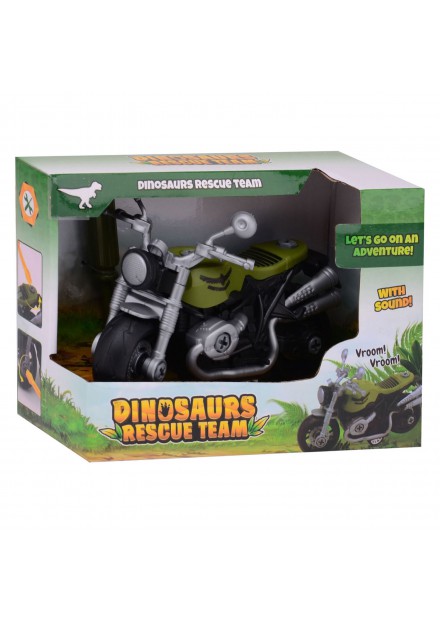 Dinosaurs Rescue Jungle motorfiets met licht en geluid