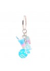 Fabulous mini charms sleutelhanger blauw