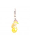 Fabulous mini charms sleutelhanger geel