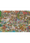Ravensburger puzzel time travel middle ages 1000 stukjes