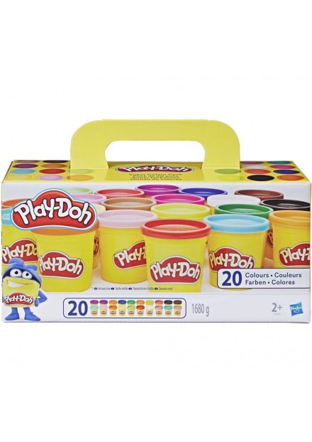 Play-Doh Super Color Pack - Boetseerklei 20 stuks