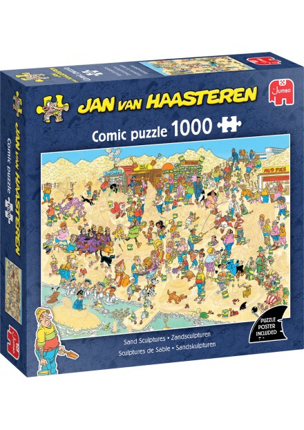 Jumbo Jan van Haasteren puzzel Zandsculpturen - 1000 stukjes