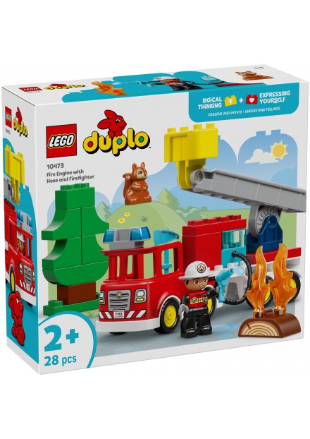 LEGO Duplo Town 10473 Brandweertruck Met Slang En Brandweerman