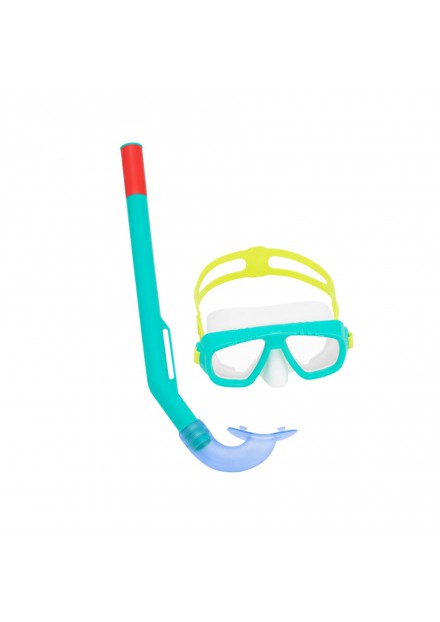 Bestway duikset 2 delig duikbril en snorkel groen