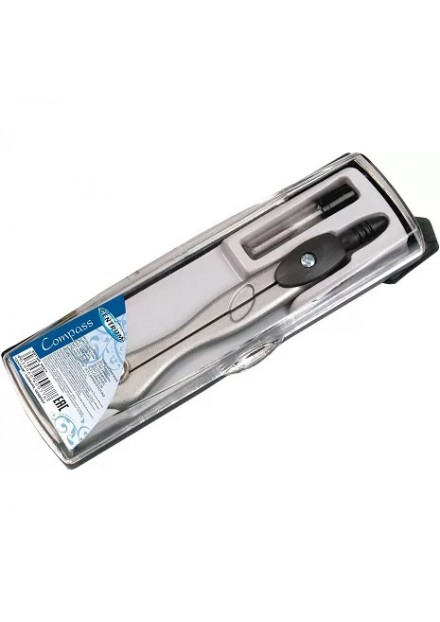 Passer in doos metaal 2 delig