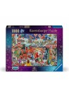 Ravensburger kerstpuzzel majestueuze stoomtrein 1000 stukjes