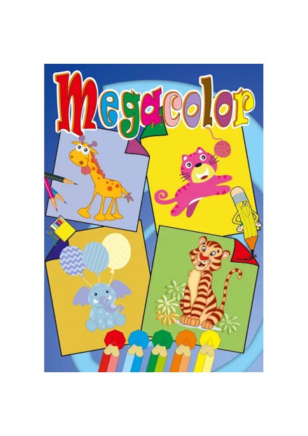 Megacolor kleurboek