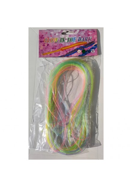 25 Glow in the dark scoudoe knooptouwtjes