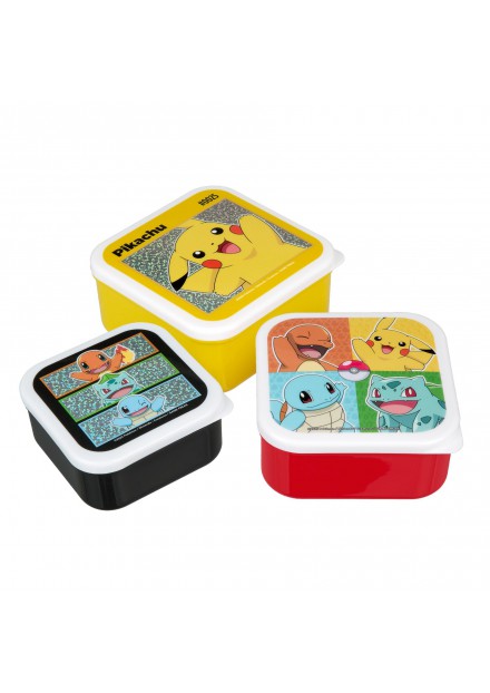 Snack boxes  Pokemon 3 stuks