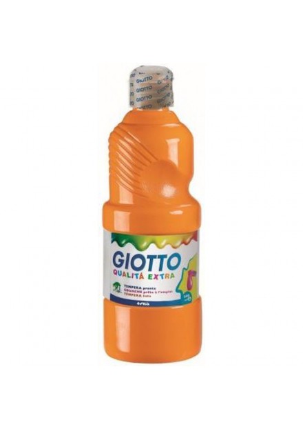 Plakkaatverf 500ml giotto tempera oranje