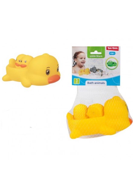 Baby bad dieren set a 3 stuks eend