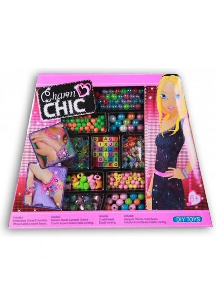 Kralenset charm chic in doos