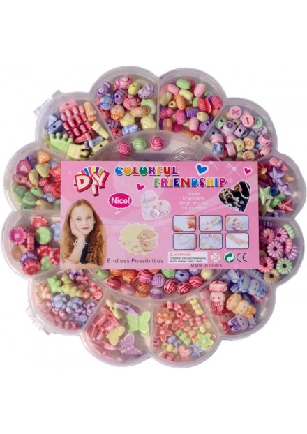 Kralenset in bloemdoosje 80 gram