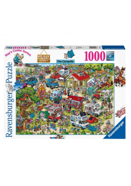 Ravensburger Comic puzzel  Holiday Resort 1000 stukjes