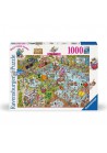 Ravensburger Comic puzzel  3 the pool 1000 stukjes