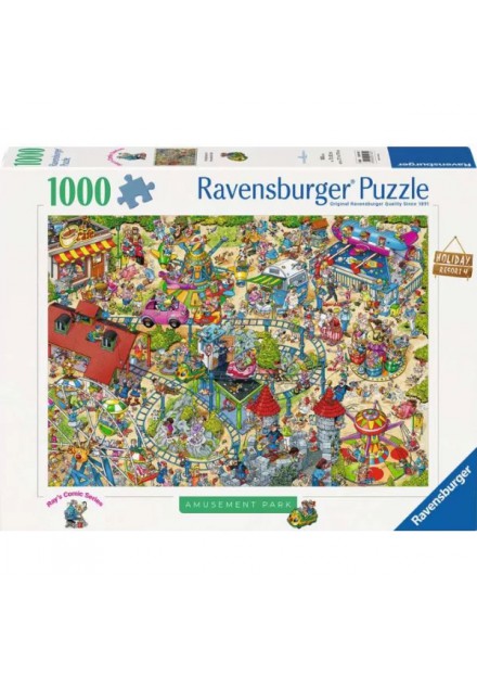 Ravensburger Comic puzzel pretpark 1000 stukjes