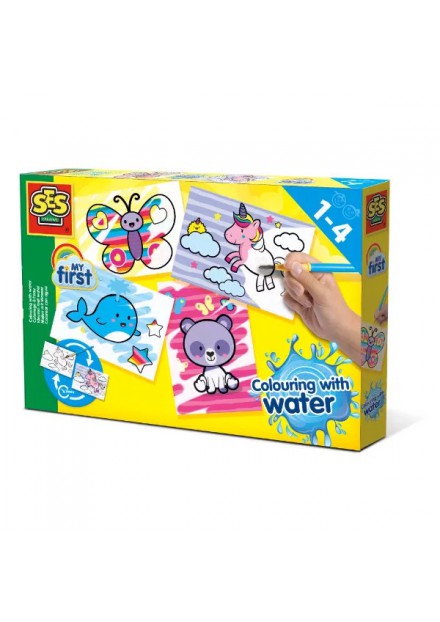 SES My First kleuren met water fantasie dieren