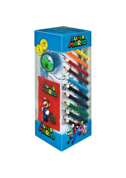 Super Mario Stationery Set Tower 35 delig