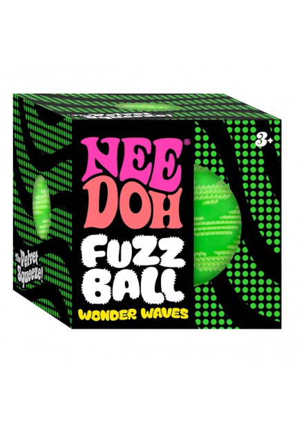 Needoh fuzz ball wonder waves groen