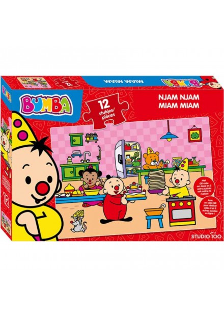 Bumba puzzel 12 stukjes  njam njam