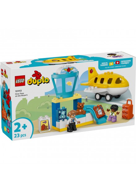 LEGO 10443 DUPLO Town Voor het eerst op het Vliegveld