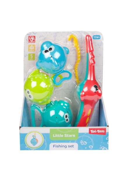 Baby vishengel met 3 vissen