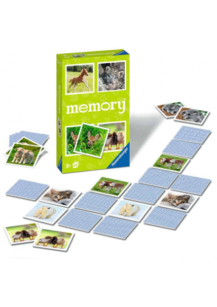 RAVENSBURGER MEMORY JONGE DIEREN POCKET