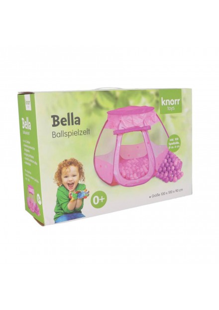 Speeltent met 100 ballen roze