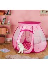 Speeltent met 100 ballen roze