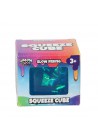 Amazing Cool squeeze kubus confetti slow rise blauw