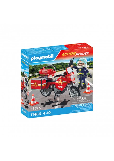 Playmobil 71466 Action Heroes Brandweer Op De Plaats Van Het Ongeval