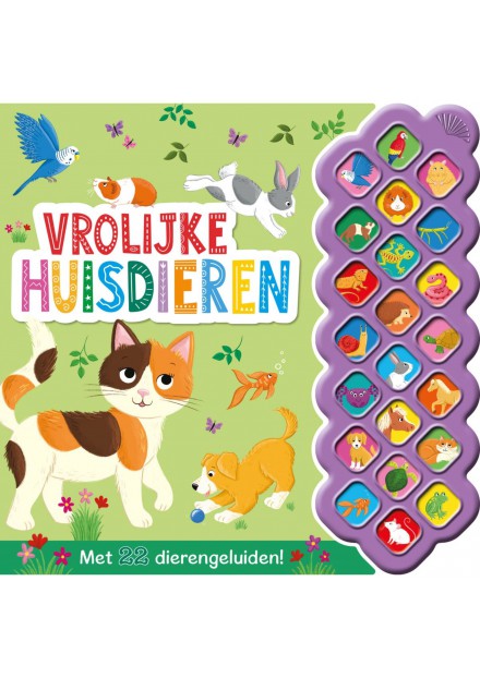 Boek Geluidenboek Vrolijke Huisdieren