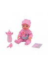 Baby Rose drink en plaspop 17 cm