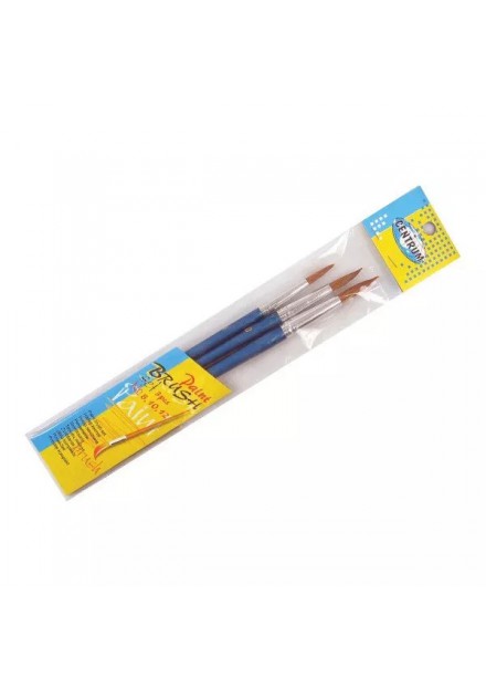 penselenset ronde 3delig
