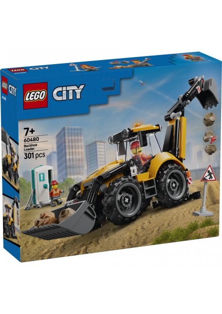 LEGO 60480 City Great Vehicles Gele Graaflaadmachine