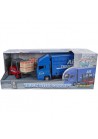 Kids Globe Man Vrachtwagen 17cm met vorkheftruck 10 cm