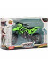 Cross  motorfiets in doos groen