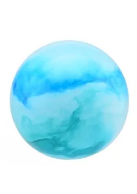 Marmer print speelbal 85gram blauw