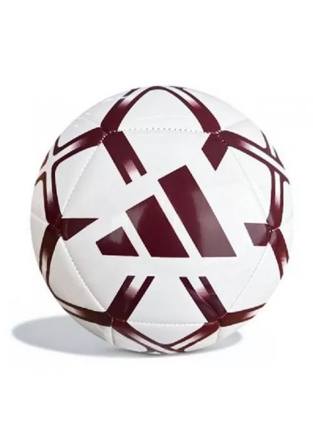 Voetbal Adidas starlancer bal wit/rood maat 5