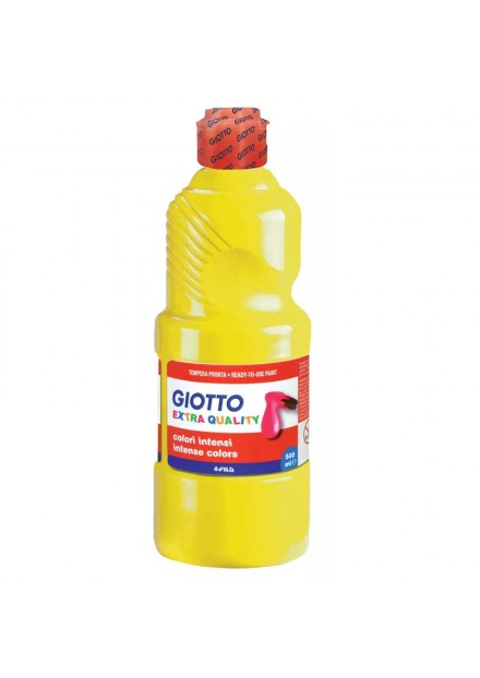 Plakkaatverf 500ml giotto tempera geel