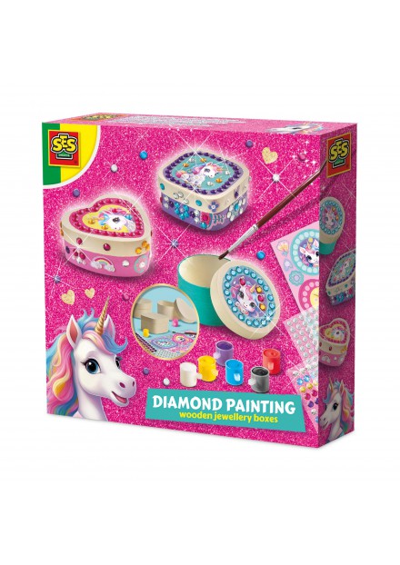 SES Unicorn - Diamond Painting houten sieraden