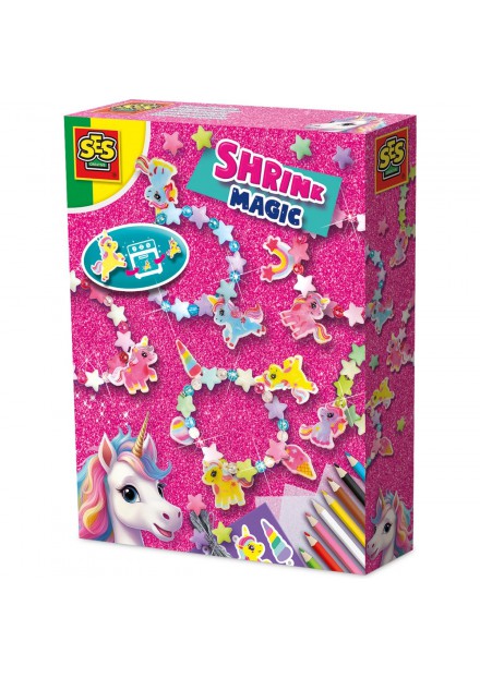 SES unicorn bedelarmbanden maken met krimpfolie