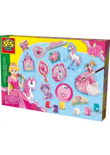 SES Creative Glitter Dreams Gieten en Schilderen